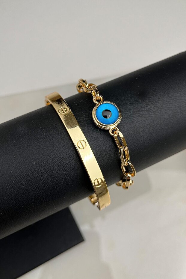 Double Cuff Combination Bracelet - 2