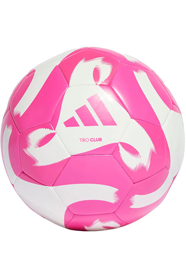 Lopta United adidas Trio Club, veľkosť 5, ružová, unisex - 1