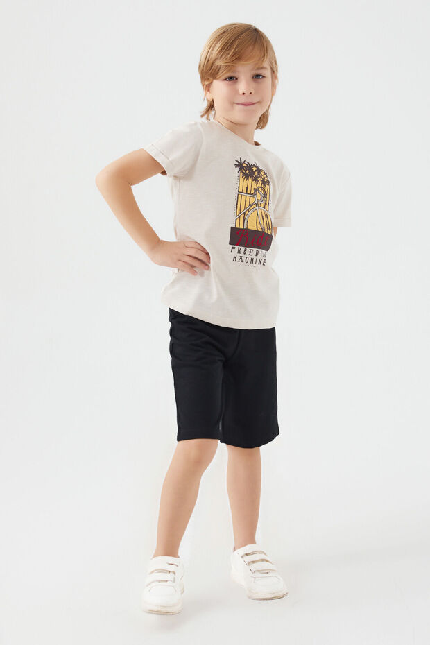 Freedom Machine bež set bermuda za dečake - 4
