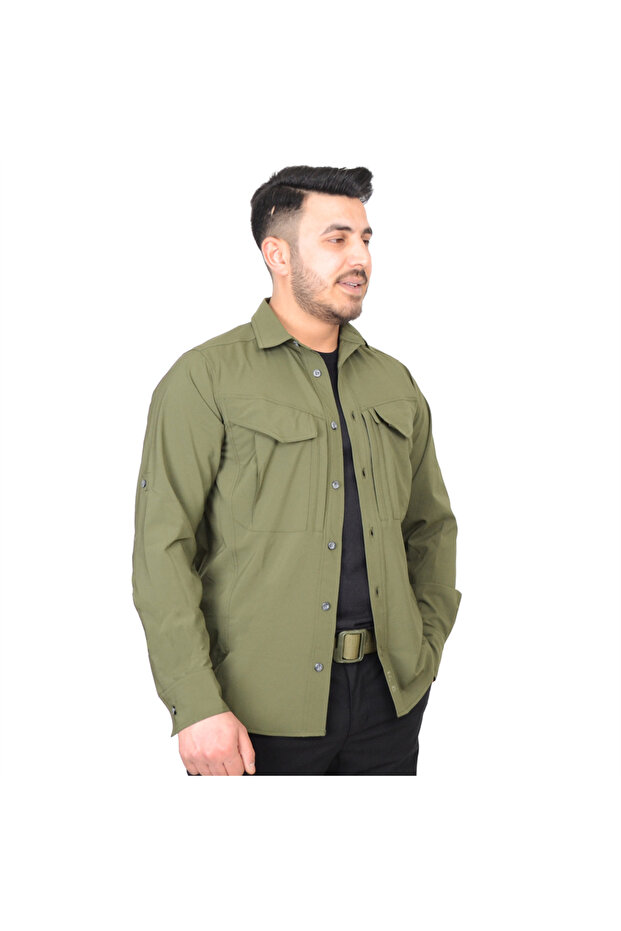 Echo Haki Tactical Erkek Gömlek - 3