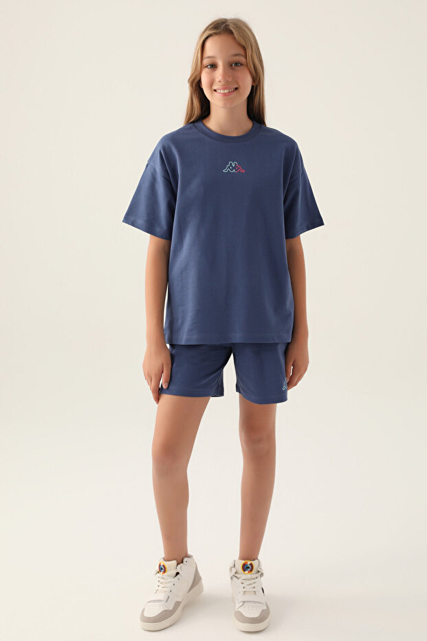 Emblem tamnoplava majica za devojčice - 5