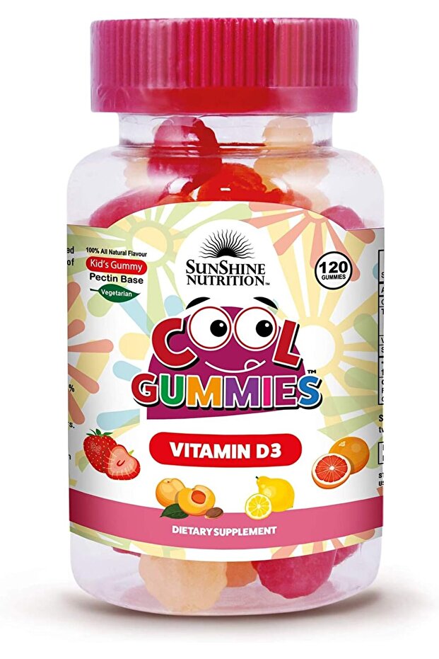 N COOL GUMMIES KIDS VITAMIN D3 120'S GUMMIES : 00150