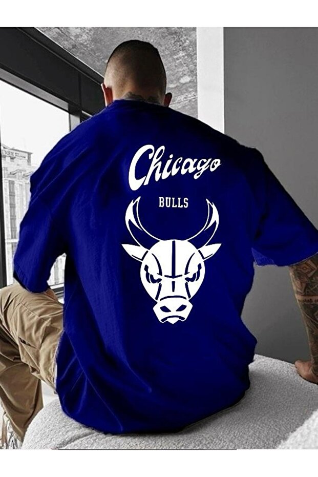 تي شيرت مطبوع عليه CHICAGO BULS