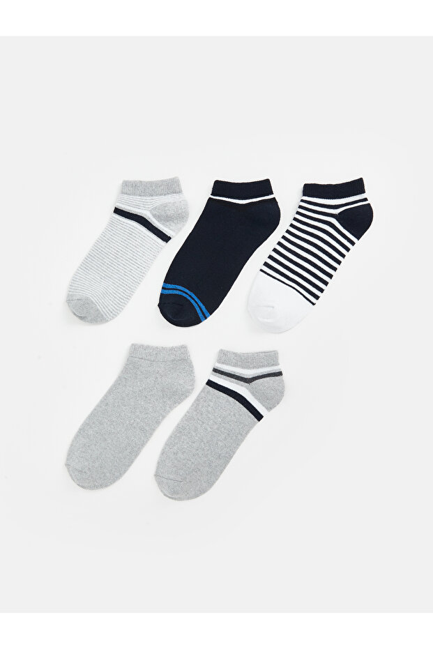 Set of 5 Striped Socks for Boys