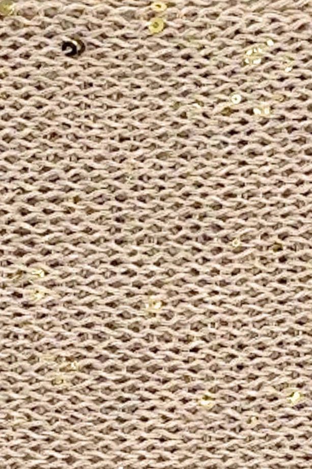 Shine Pullu Örgü Ipi Sütlü Kahve - 2