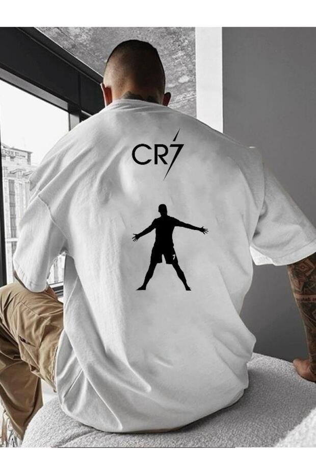 Soccer Character Printed Oversize T-Shirt