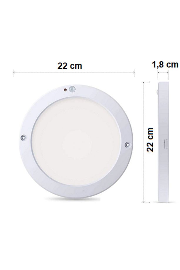 20w Sensörlü Sıva Üstü Led Panel Ct-9247 6400k Gün Işığı - 2