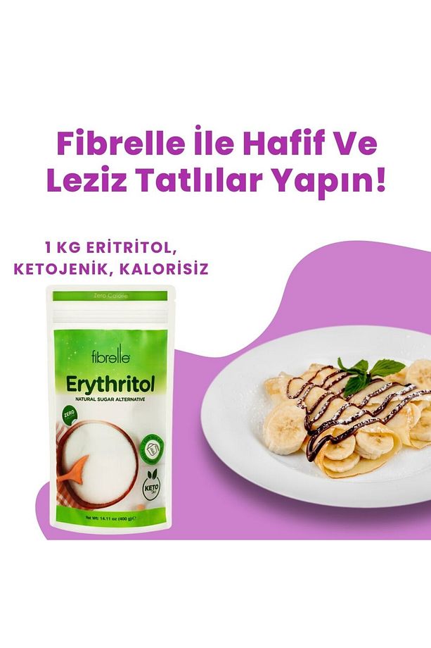 1 kg Eritritol 1 Paket. Keto / Ketojenik - 3
