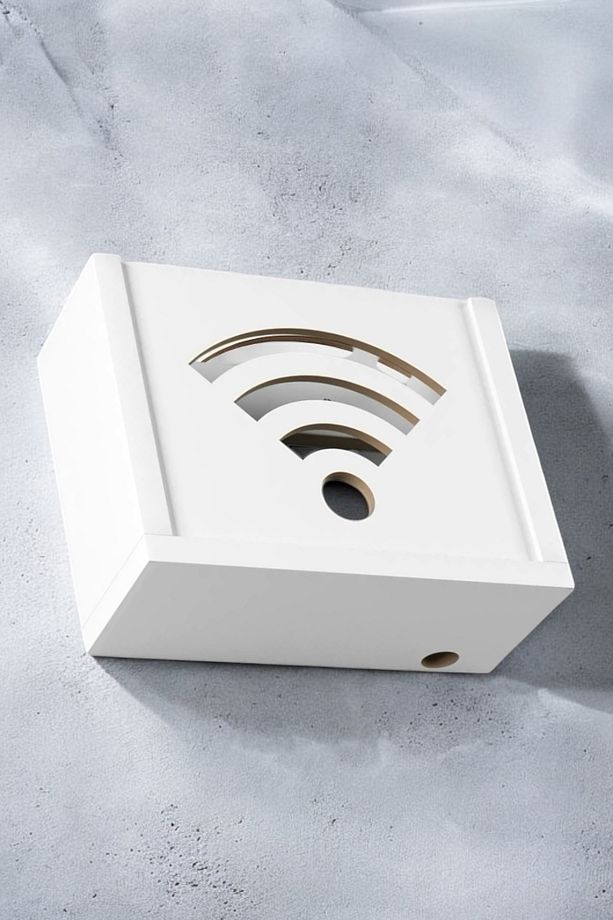 Modem Saklama Kutusu Sigorta Saklama Kutusu Dekoratif Düzenleyici (MDF) - 1