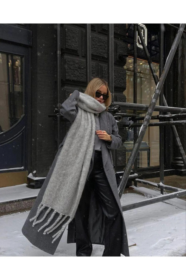 Premium Puffy Scarf Shawl