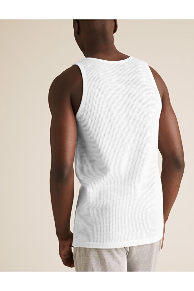 Saf Pamuklu 3'lü Atlet Seti - 7