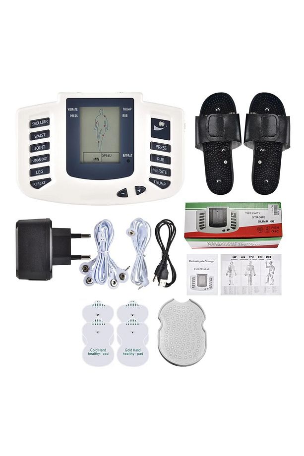 Yapışkan Pedli Fizik Tedavi Tens Cihazı, Terlik, 4 Mod, 8 Güç Seviyesi - 1