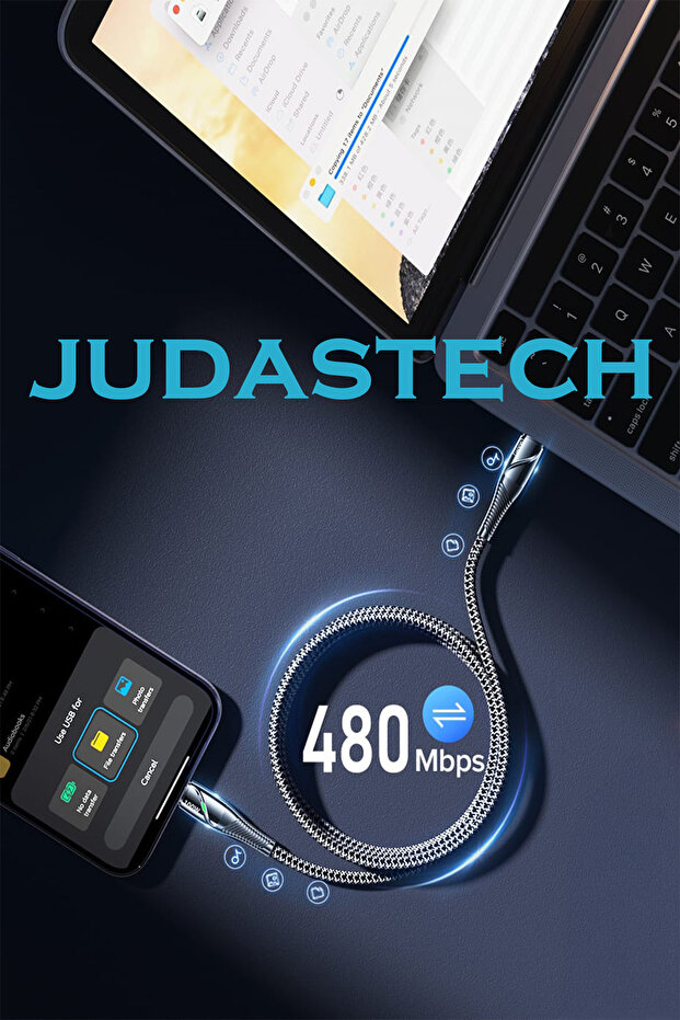 C25 Type-C To Lightning 5A/29W Şarj ve Data Kablosu -3mt - 5