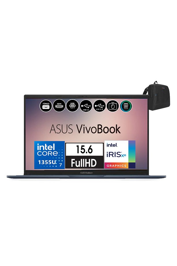 Vivobook 15 WEBX1504VA-NJ413 Intel I7-1355U 40GB 4tb SSD Freedos 15.6 Fhd WX1504VANJ41325 - 1
