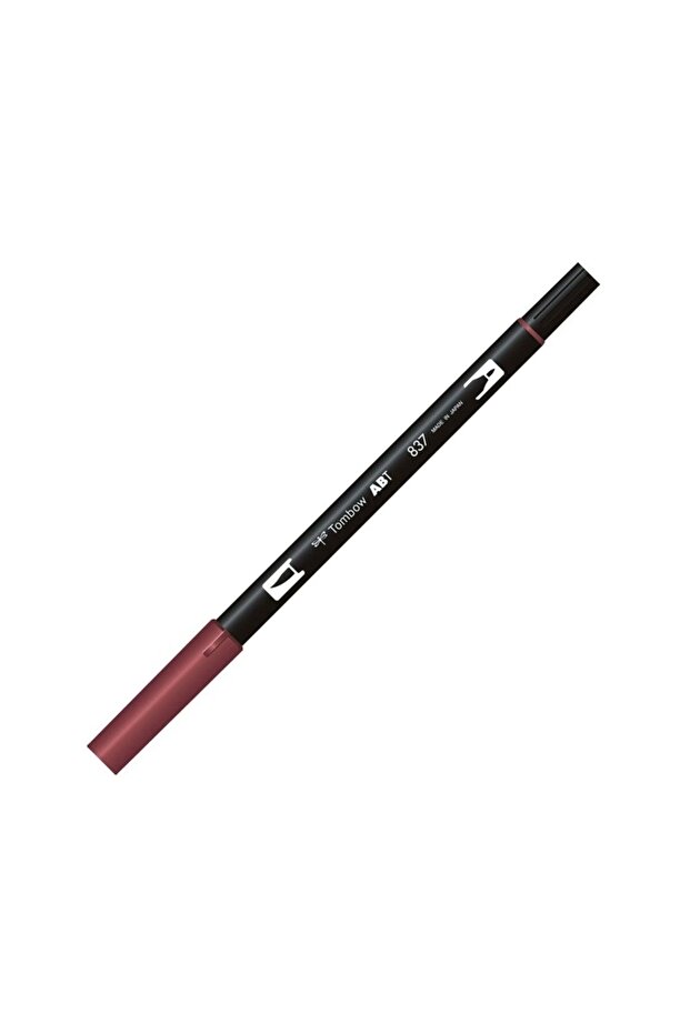 Ab-t Dual Brush Pen Grafik Kalemi Wine Red 837