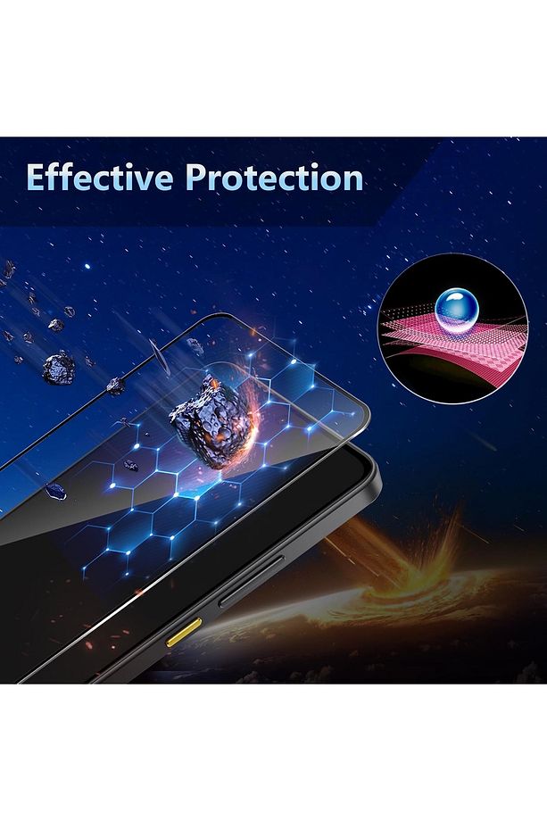 Xiaomi Poco X7 Pro Uyumlu Tam Kapatan Şeffaf Esnek Seramik Kırılmaz Nano Cam Ekran Koruyucu - 4