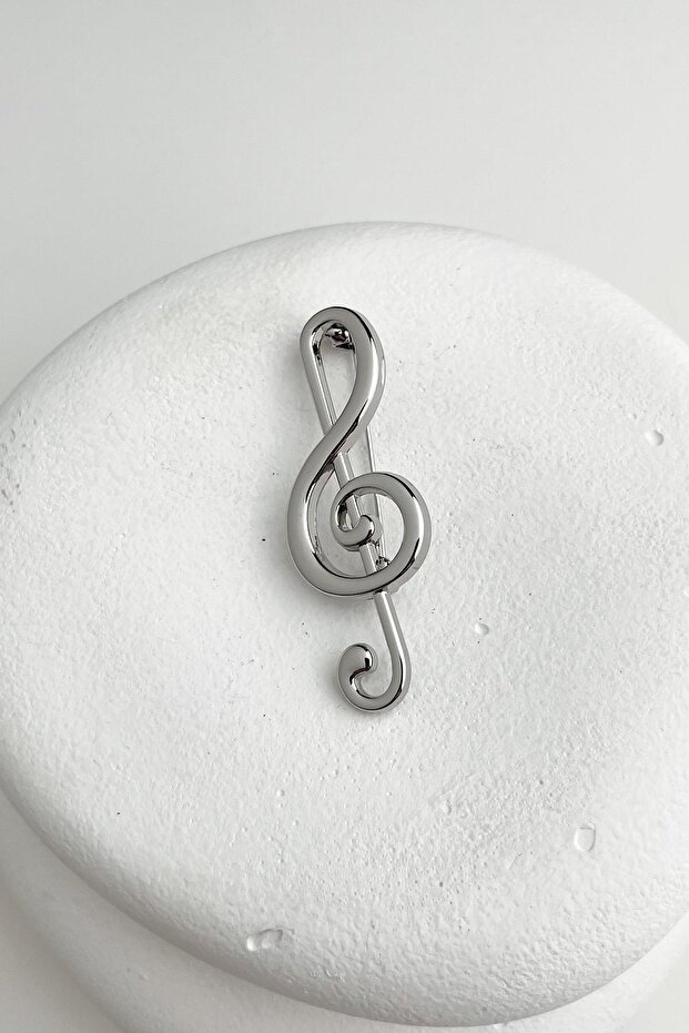 Müzik Nota Broş (6cm) - 1