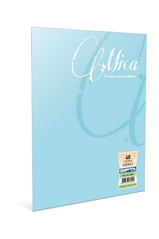 60 Yaprak A5 Mica Tel Dikiş Plastik Kapak Kareli Defter 1712 - 1