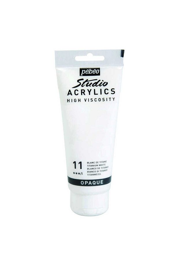 Studio Akrilik Boya 100ml Titanium White - 1