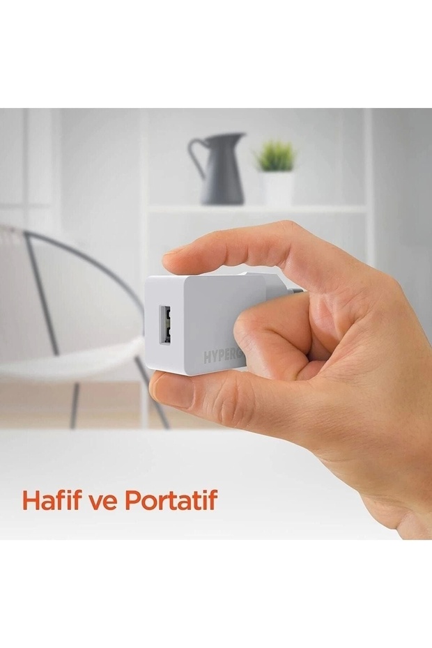 15101 Tekli Duvar Şarjı, 2.1a, Beyaz - 7