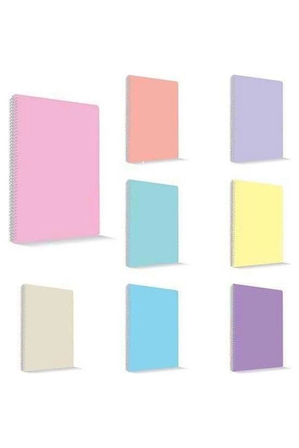 My Note 100 Yaprak Kareli Spiralli Defter - Plastik Kapak A4 - 1