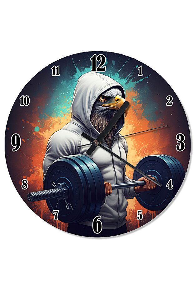 ساعة حائط على شكل نسر الجري - 1