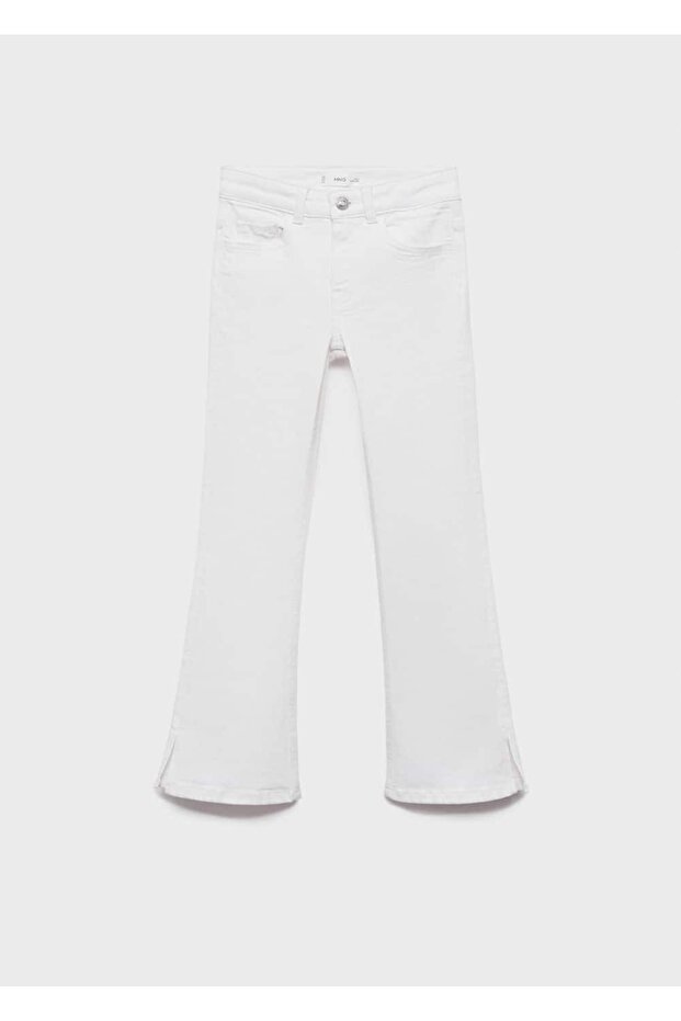 Yırtmaçlı flared jean - 3