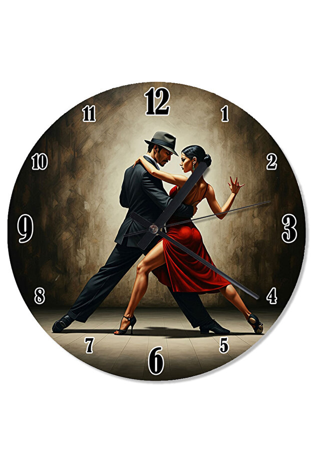 Dancing Couple Design Wall Clock - 1