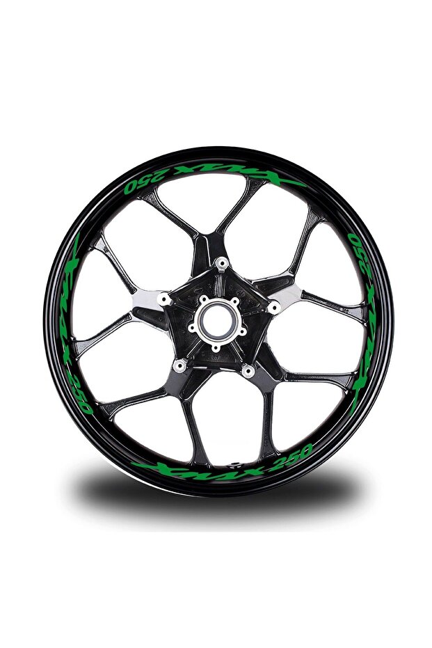 Xmax 250 Written 16-Piece In-Rim Lettering Sticker Label