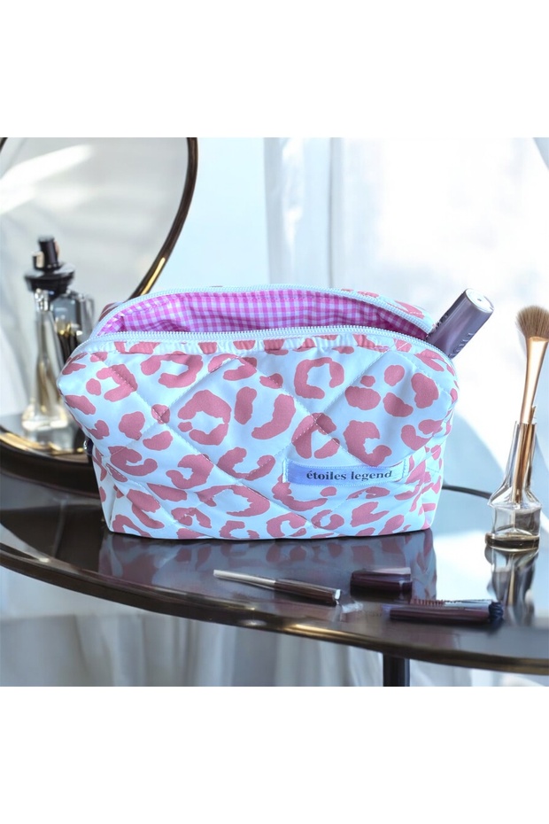 حقيبة مكياج مبطنة - 1