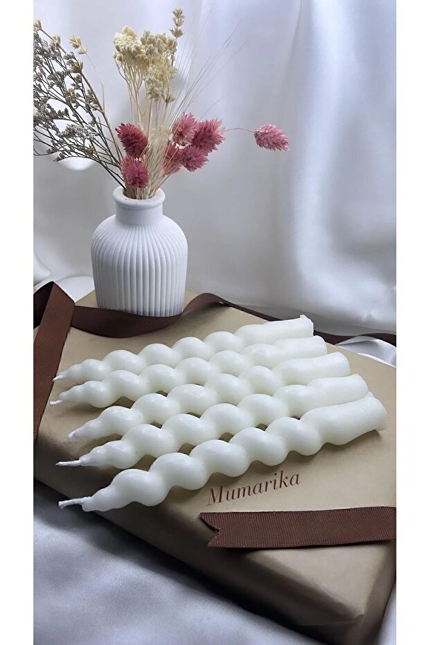 5 ADET BURGU ŞAMDAN MUM - 3