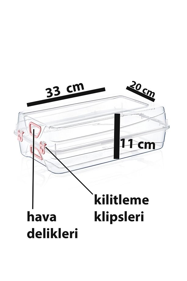 Lüx Kadın Ayakkabı Saklama Düzenleme Kutusu 1 Adet (33X20X11) - 2