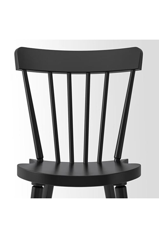 ahşap sandalye, siyah - 6