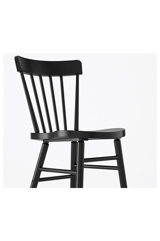 ahşap sandalye, siyah - 5