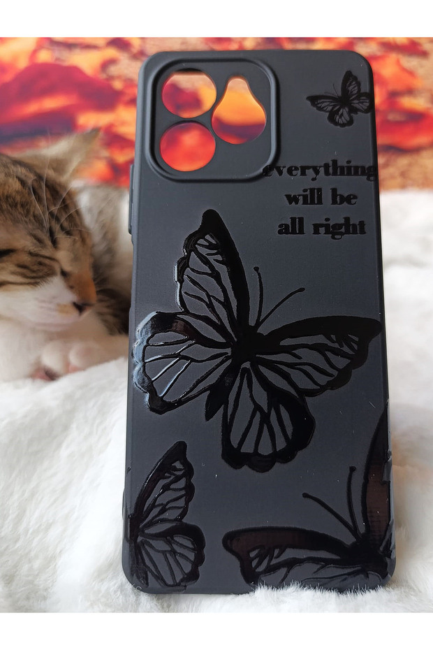 Omix Cover For X6 LKL01 Custom Design Lacquered Pattern Case Butterfly