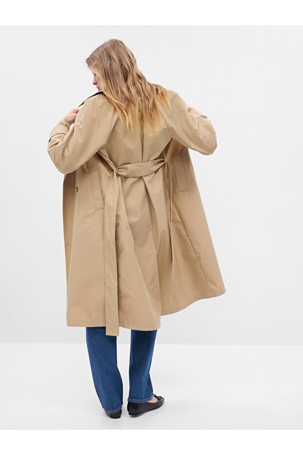 Kadın Bej Icon Trençkot - 4