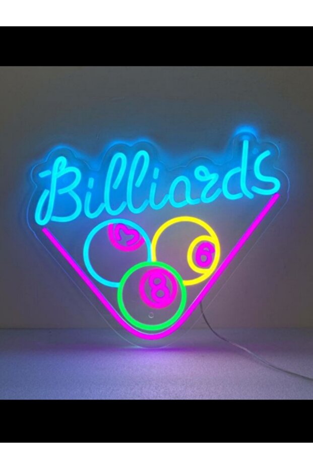 NEON LED IŞIKLI BİLARDO - 1