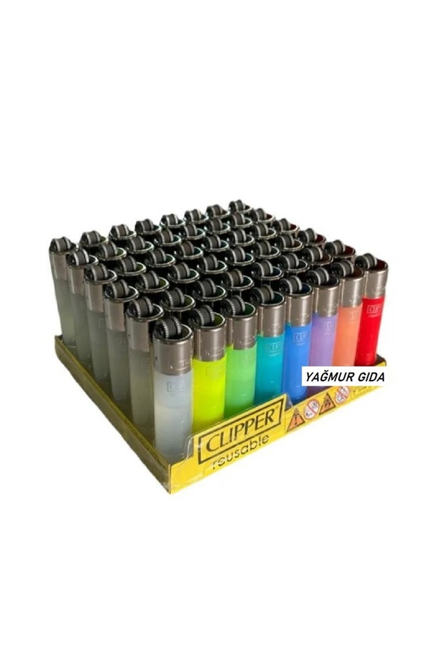 Micro Translucent Taşlı Çakmak 8'li - 2