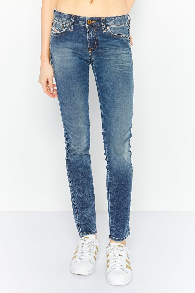 Women Regular Fit Gracey Stretchable Jeans, Blue Wash