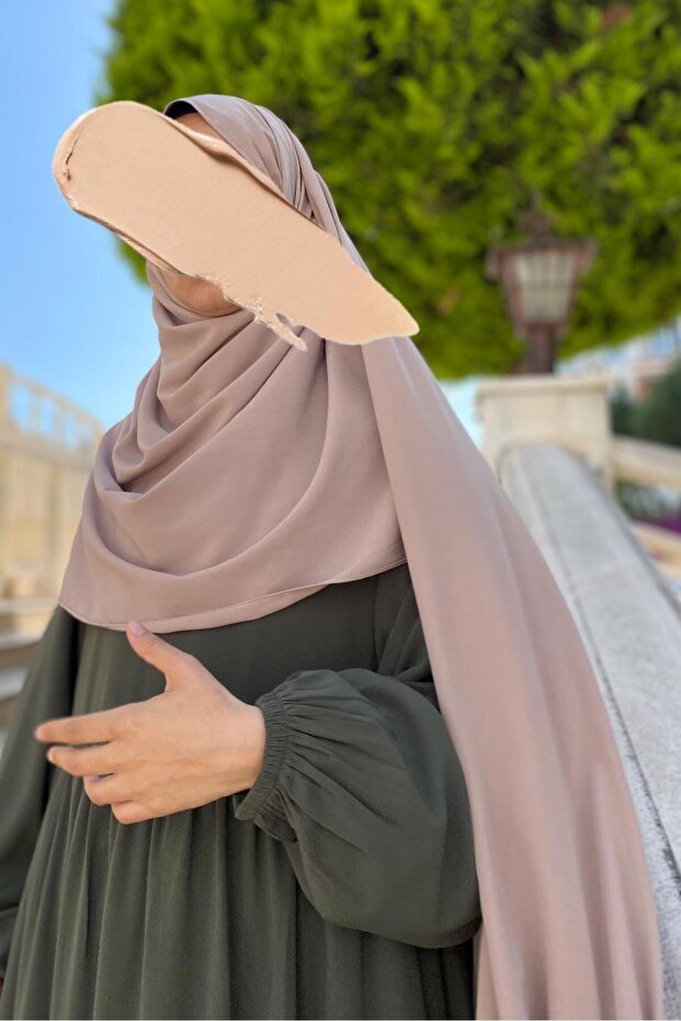 M. İpeği Şal - Bej - 2