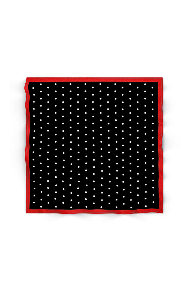 Polka Dot Patterned Scarf - 1