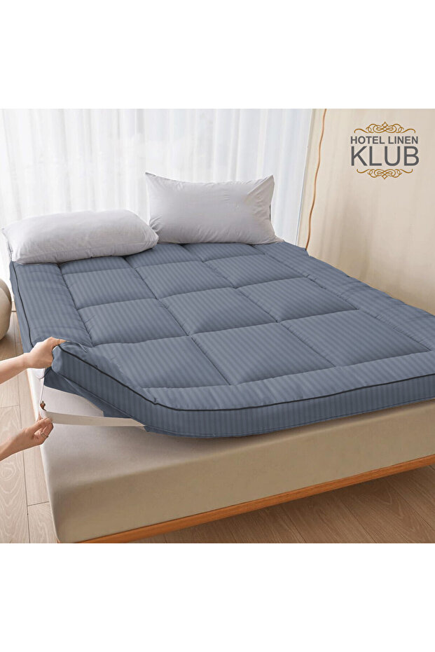 700 GSM Mattress Topper - Soft, Firm,and Extra Thick Fibersheet and Highly Elastic Bands