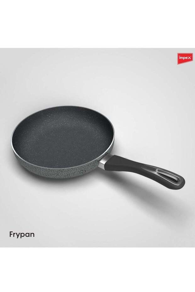 7pcs Cookware Set,5 Layer Granite Coating,Frypan 24cm, Saucepan withlid 24cm,Milkpan withlid 18cm - 3