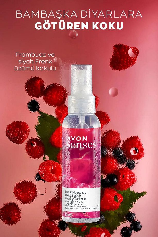 Senses Raspberry Delight Lemon Burst ve White Lily Vücut Spreyi Paketi - 3