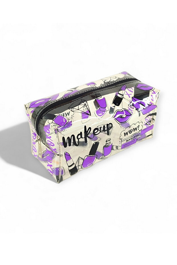 Şeffaf Makyaj Çantası - 1