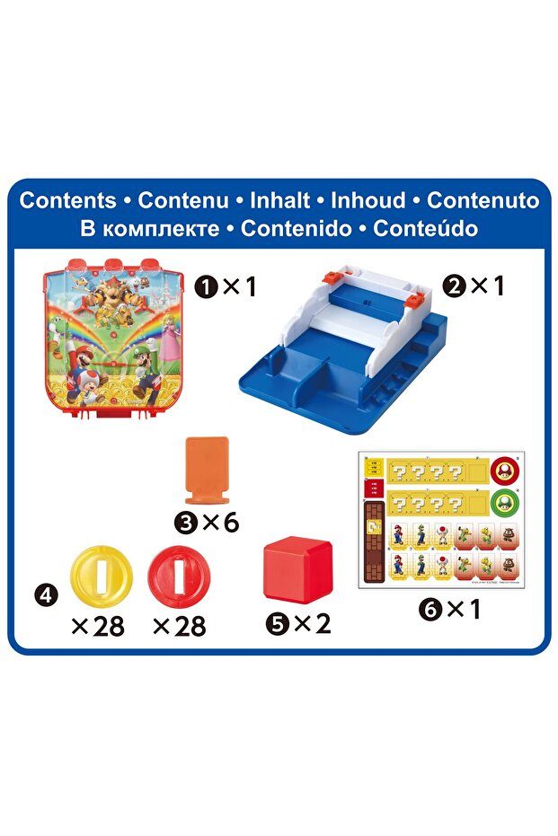 Games Super Mario Lucky Coin Game, Tabletop Skill and Action Game - 3