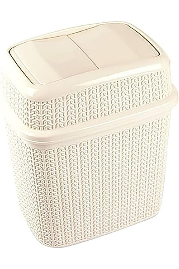Tezgah Üstü -Banyo Çöp Kovası Girdap Çöp Kova 10  Litre Orta Çöp Kova - 2