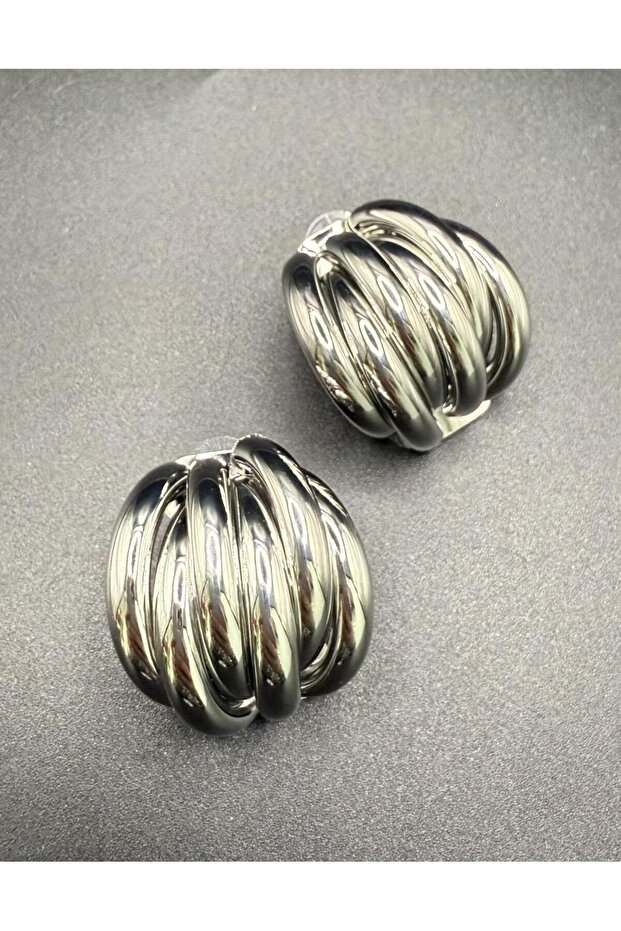 Silver Model Earrings - 4