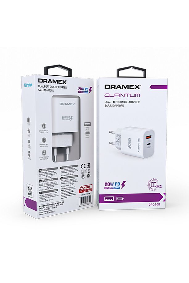 Dpq20b Quantum Usb Type-c Qc3.0 Pd 20w Hızlı Şarj Adaptörü - 4