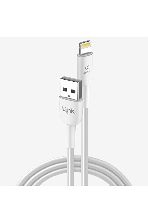 K606 Usb - Iph Lightning 3a 2mt Şarj Kablosu Beyaz - 2